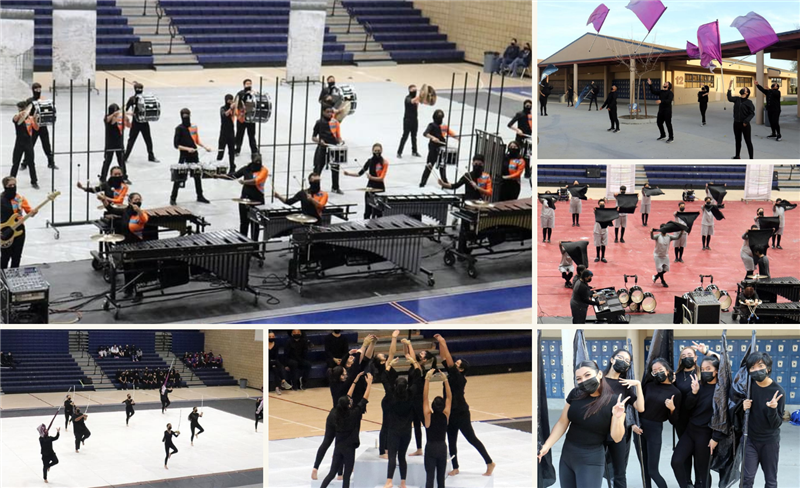 Indoor Percussion and Color Guard